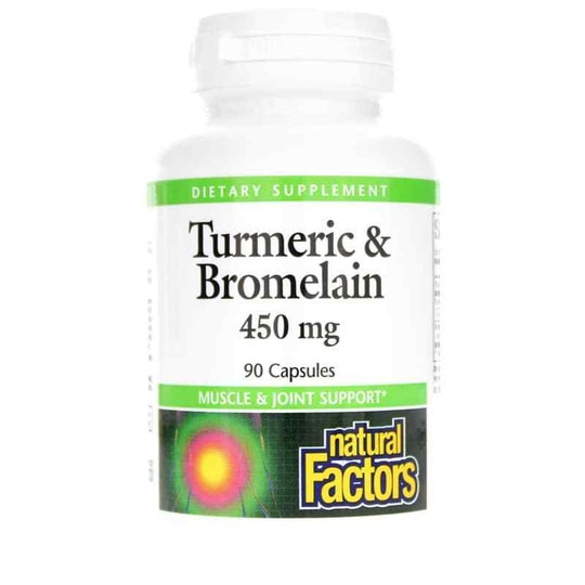 Turmeric & Bromelain 450 Mg, NF